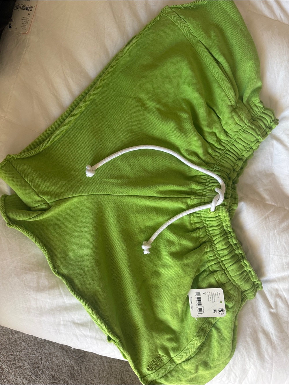 FP Movement by Free People Lime Green Drawstring Athletic Shorts